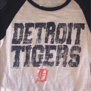 Detroit Tigers baseball 3/4 Tee